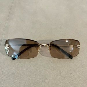 Vintage Chanel diamanté sunglasses